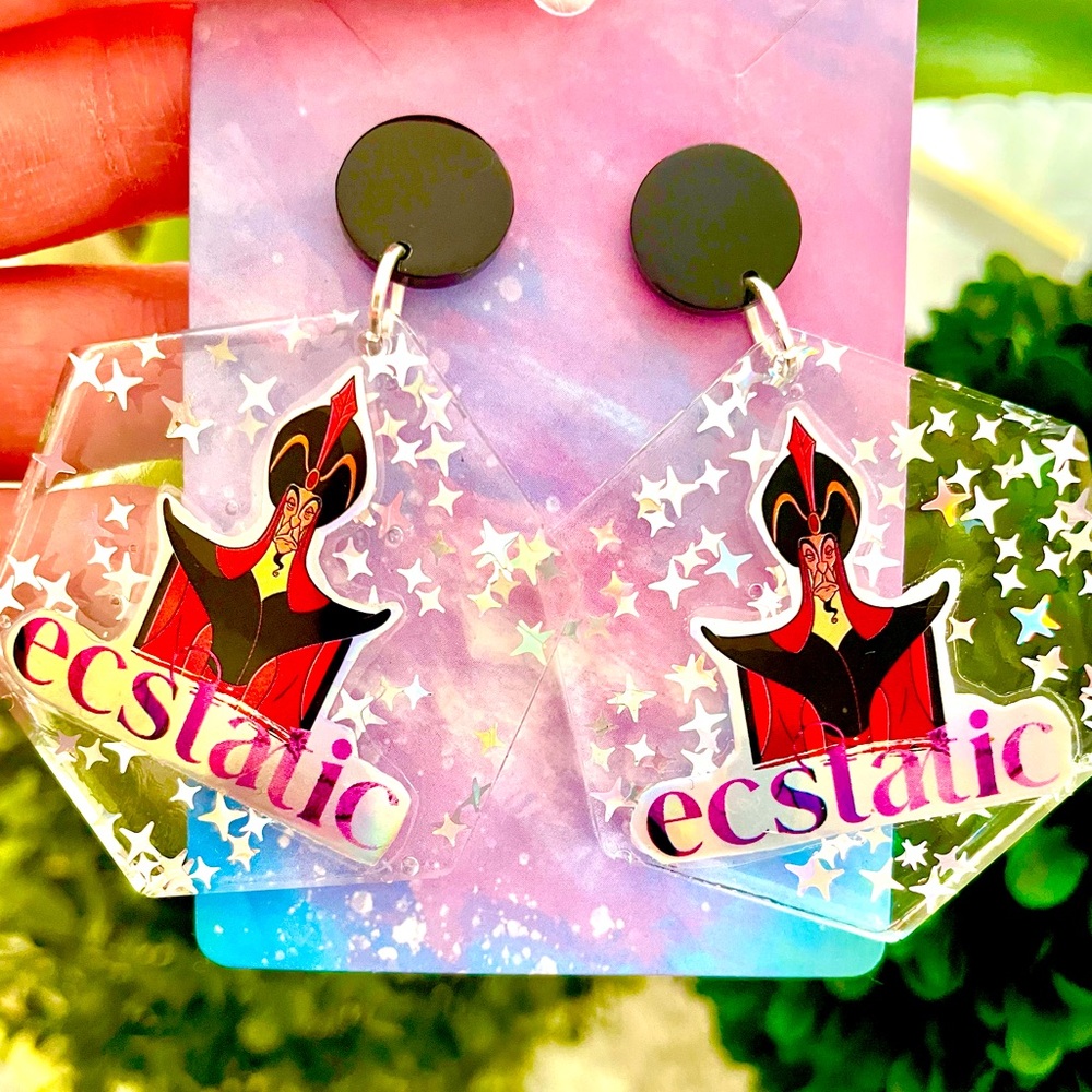 Jafar Acrylic Dangle Earrings